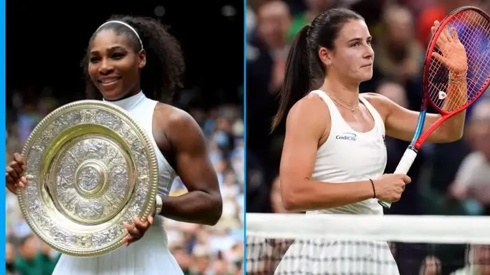 “Five women who have made it to the finals of both the French Open and Wimbledon in the same year since 1999 including Steffi Graf and Serena Williams.”