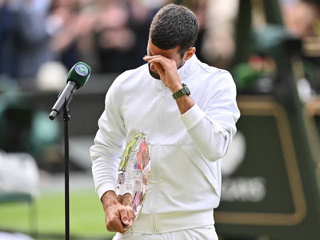 A TOUGH PILL TO SWALLOW:  DJOKOVIC RELEASES EMOTIONAL STATEMENT AFTER PULLING OUT OF….