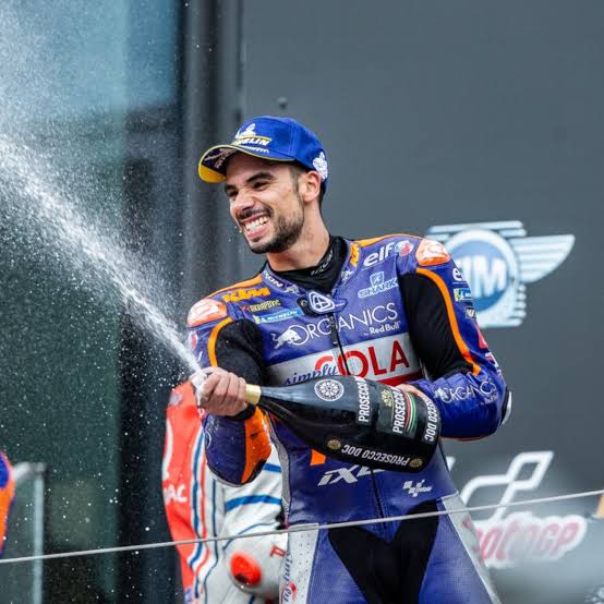 A joyous moment:  Miguel Oliveira secures historic win at….