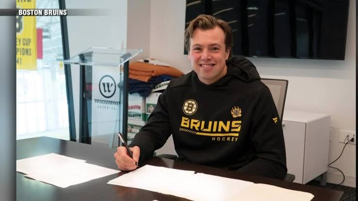 BOSTON BRUINS SIGN DEFENSEMAN CHARLIE MCAVOY TO 8-YEAR, $76 MILLION EXTENSION…