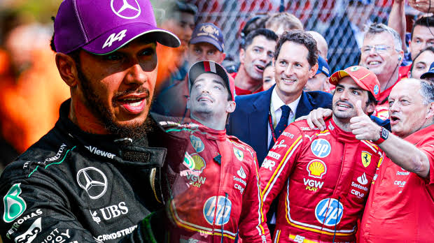 Breaking News: Verstappen linked with STUNNING team switch as Hamilton Ferrari prediction emerges…