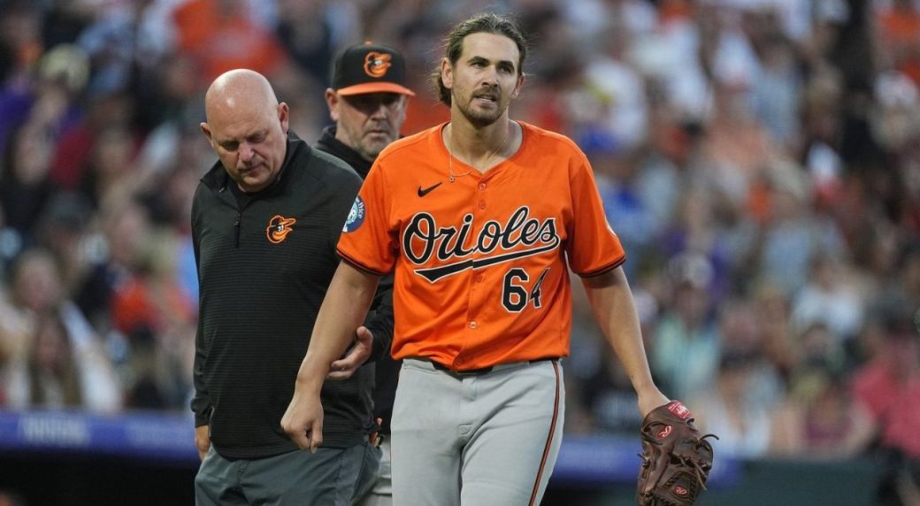 BREAKING NEWS: ORIOLES’ KREMER EXITS WITH FOREARM CONTUSION…