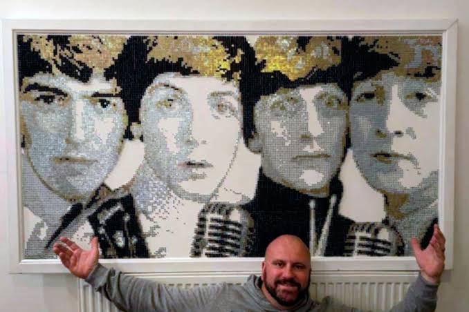 Sunderland Screw Artist Darren Timby Unveils Impressive 24,000-Screw Design of The Beatles on National Television…