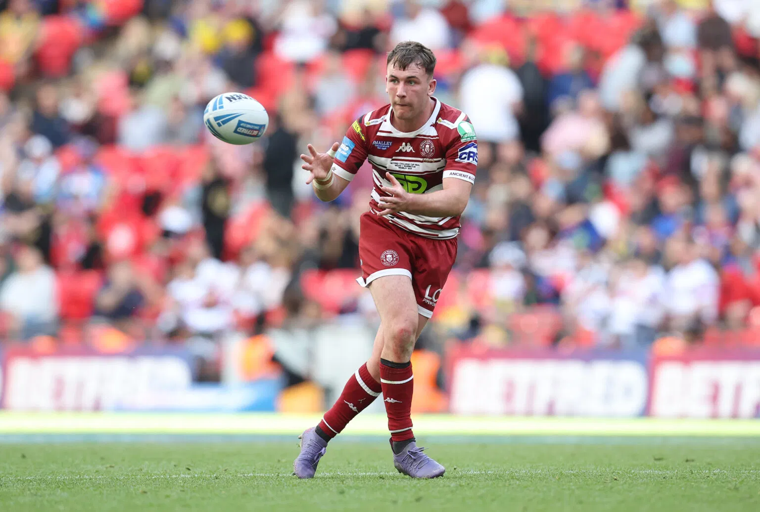 Wigan Warriors Star Auctions Off Signed Challenge Cup Boots for a…