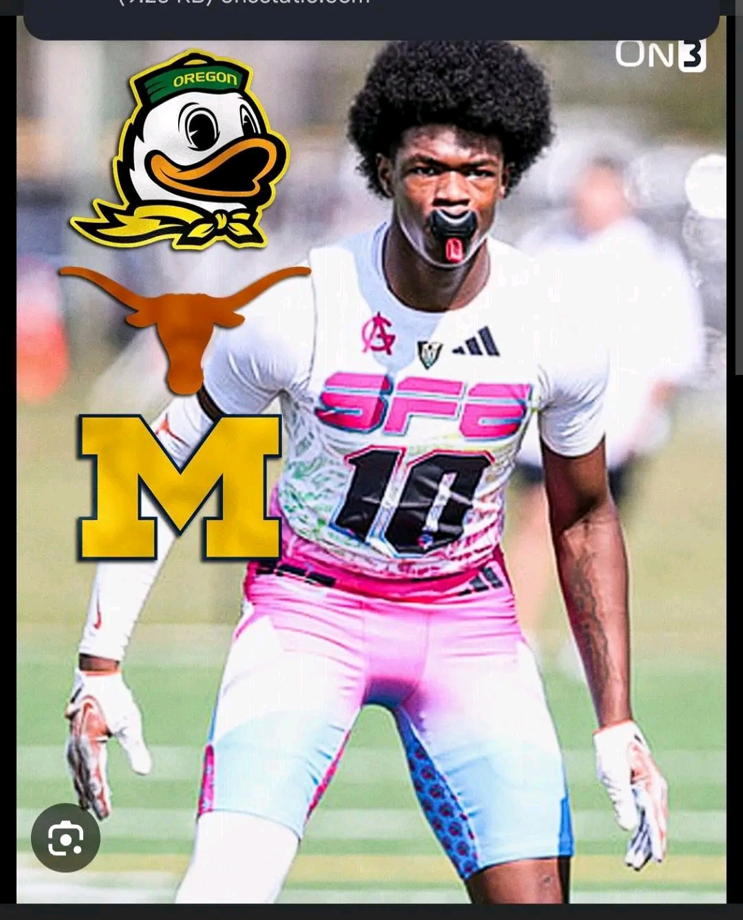 The Choice is Clear: Chace Calicut Chooses Texas Longhorns, Dashing Hopes of Wolverines Nation in High-Profile College Football Commitment Announcement….