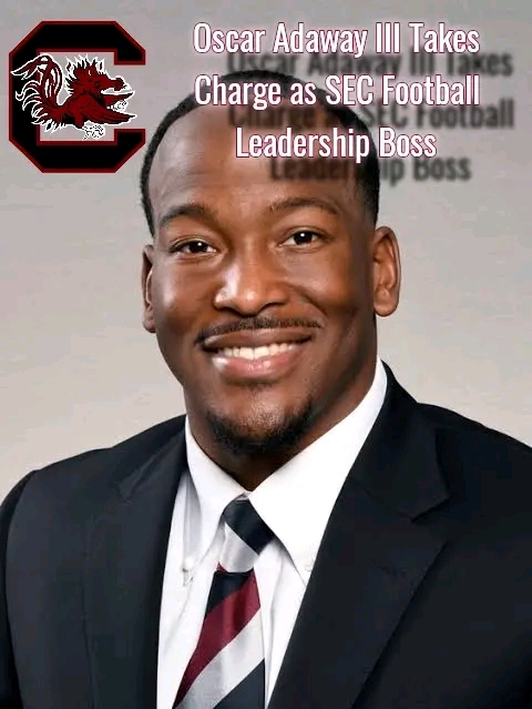 Breaking: Oscar Adaway III of South Carolina Elected as SEC Football Leadership Chief, Empowering Student-Athlete Voices…