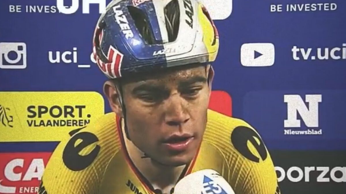 Wout van Aert bevestigt dat hij niet zal deelnemen aan het WK veldrijden….