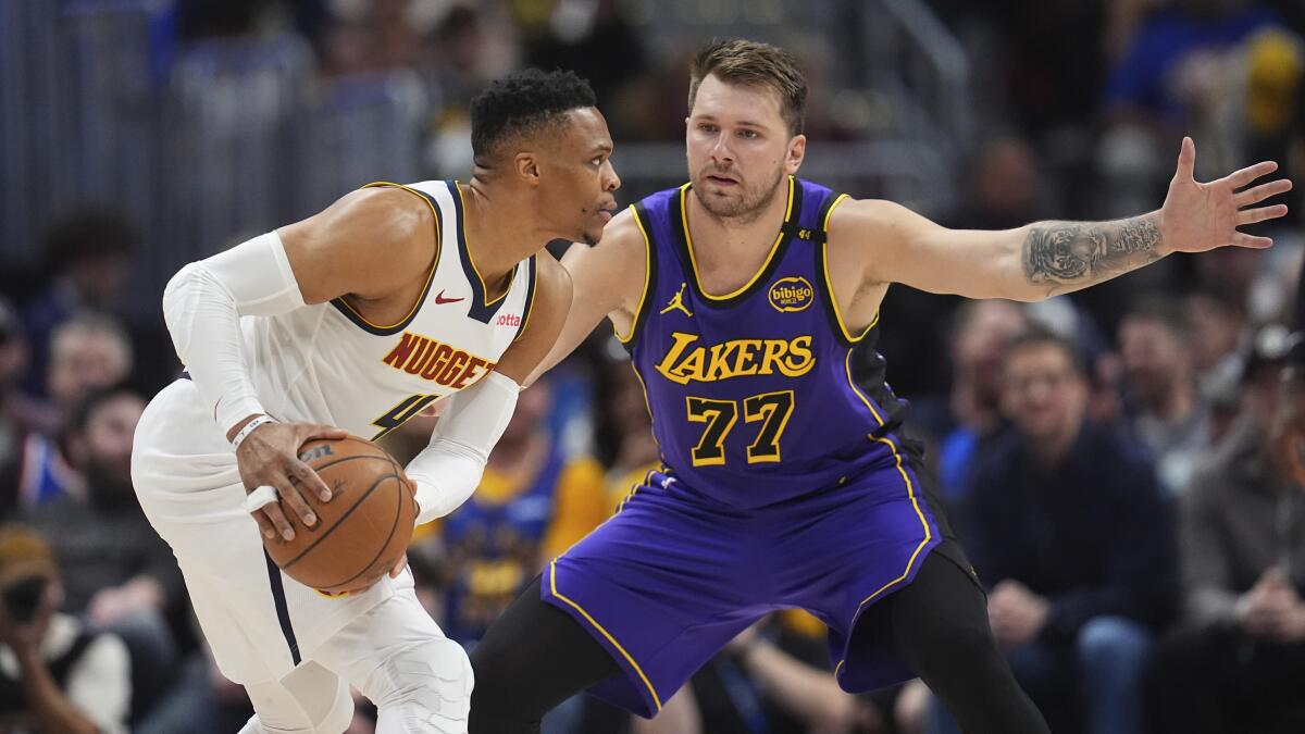 Lakers Overwhelm Denver Nuggets as Luka Doncic Shines with 32 Points, 10 Rebounds, 7 Assists, 4 Steals, and 1 Block….