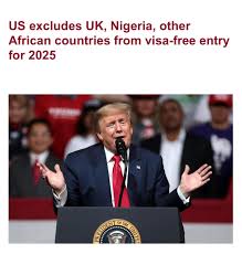 Lucky countries on the US Visa Free Countries 2025 list are released….